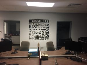 Vinyl Wall Lettering